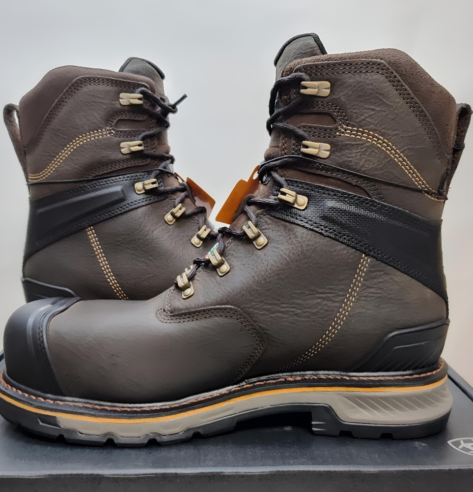 ARIAT Stump Jumper 8" CSA Glacier Grip H20 600g Composite Toe Work Boot 10038283 - Picture 3 of 15